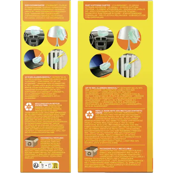 Staubmagnet Komfort Pack Starterset (Griff + 15 Tücher)