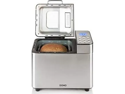 Domo B3971, 1 kg, Forsinket start-timer, Visningsvindue, Variabel skorpe bruning kontrol, Holde varm funktion, Rustfrit stål
