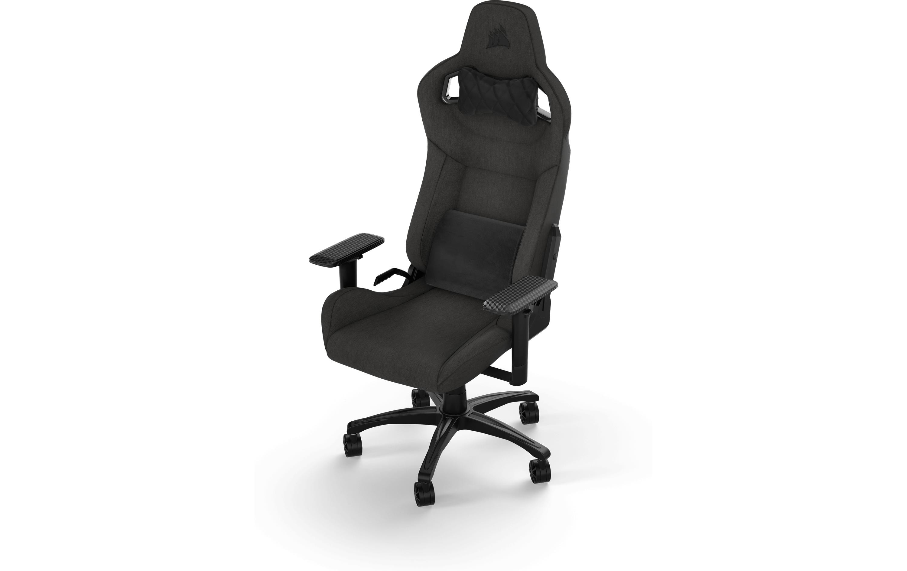 Gaming-Stuhl T3 Rush (2023) Schwarz<br>Ergonomischer Racing-Gaming-Stuhl mit einer Belastbarkeit von bis zu 120 kg