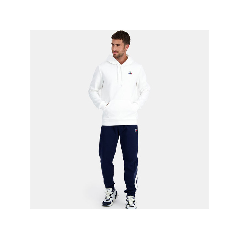 Sweat capuche N1 blanc Saison Le Coq