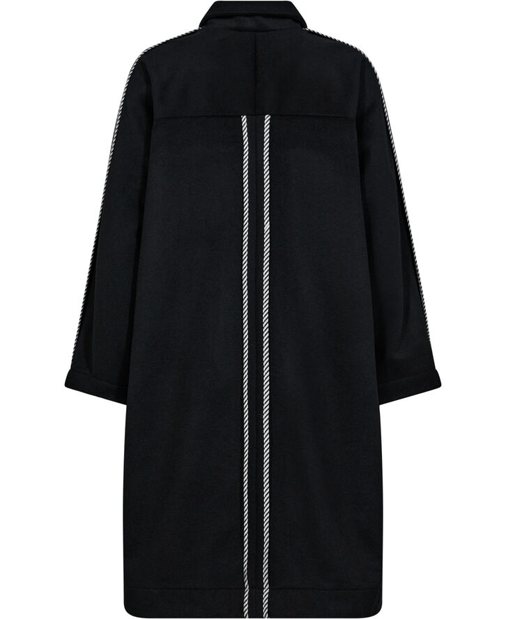 La Femme Rousse Edith Coat Coal