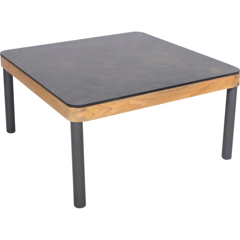Table basse d'extérieur KALLYSTA - en teck et plateau HPL