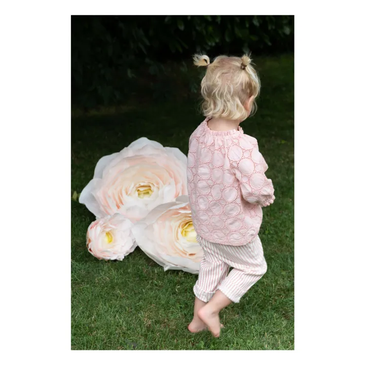 Zhoe & Tobiah Blouse Ajourée | Rose pâle