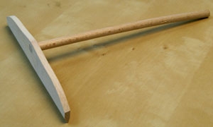 Râteau à crêpes plat