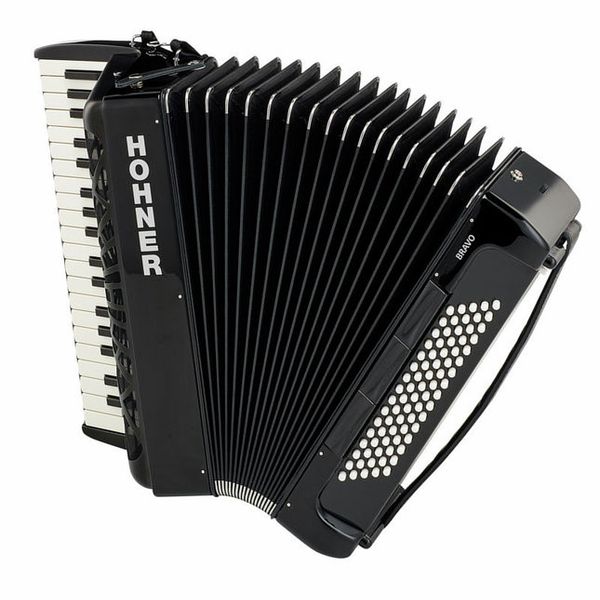 Hohner Bravo III 80 Black silent key
