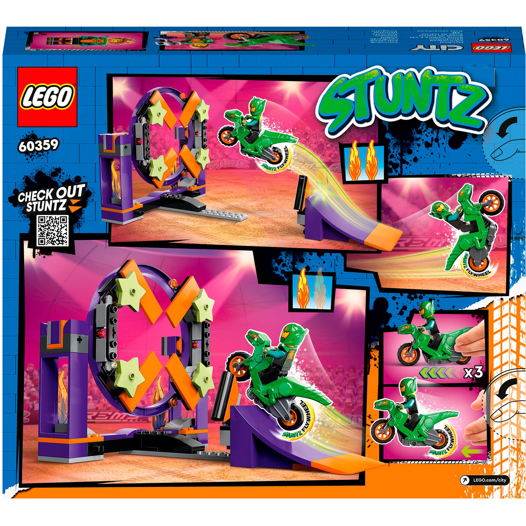 LEGO Konstruktionsspielzeug City Sturzflug-Challenge