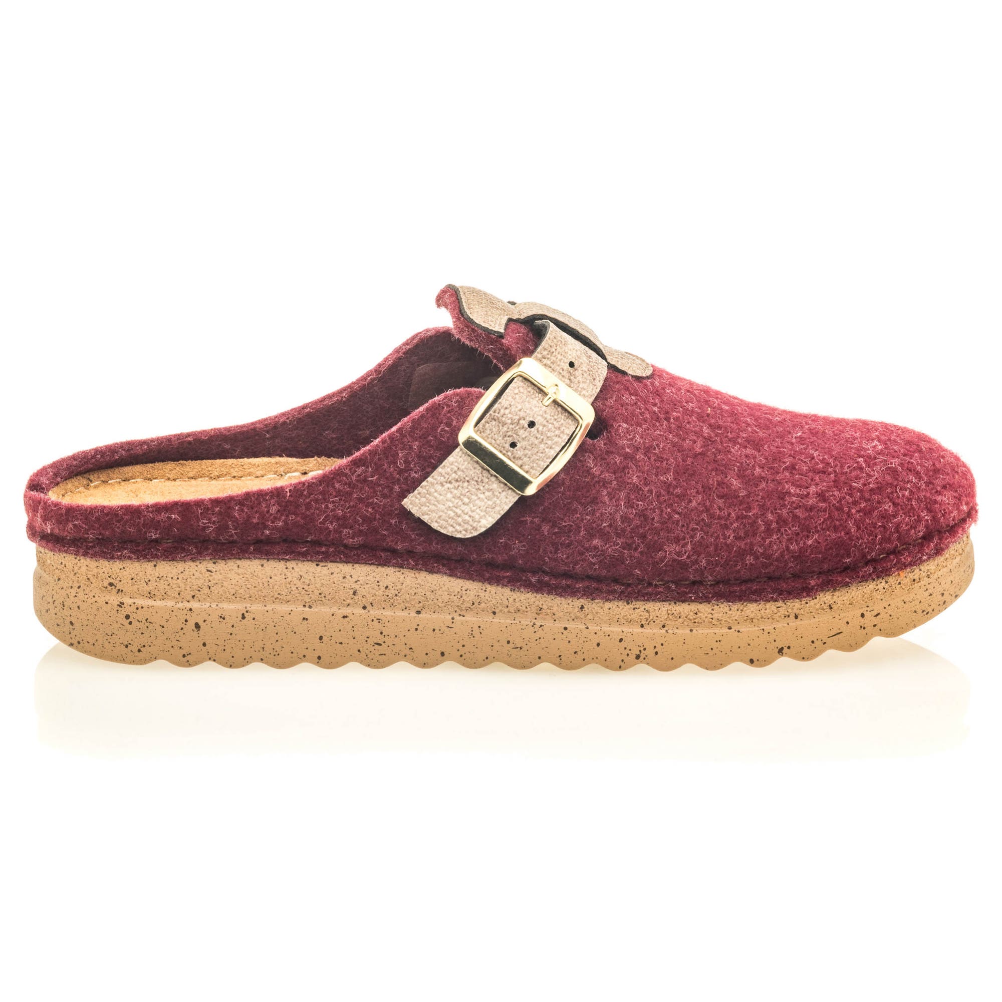 Pantoufles mules Femme fuchsia