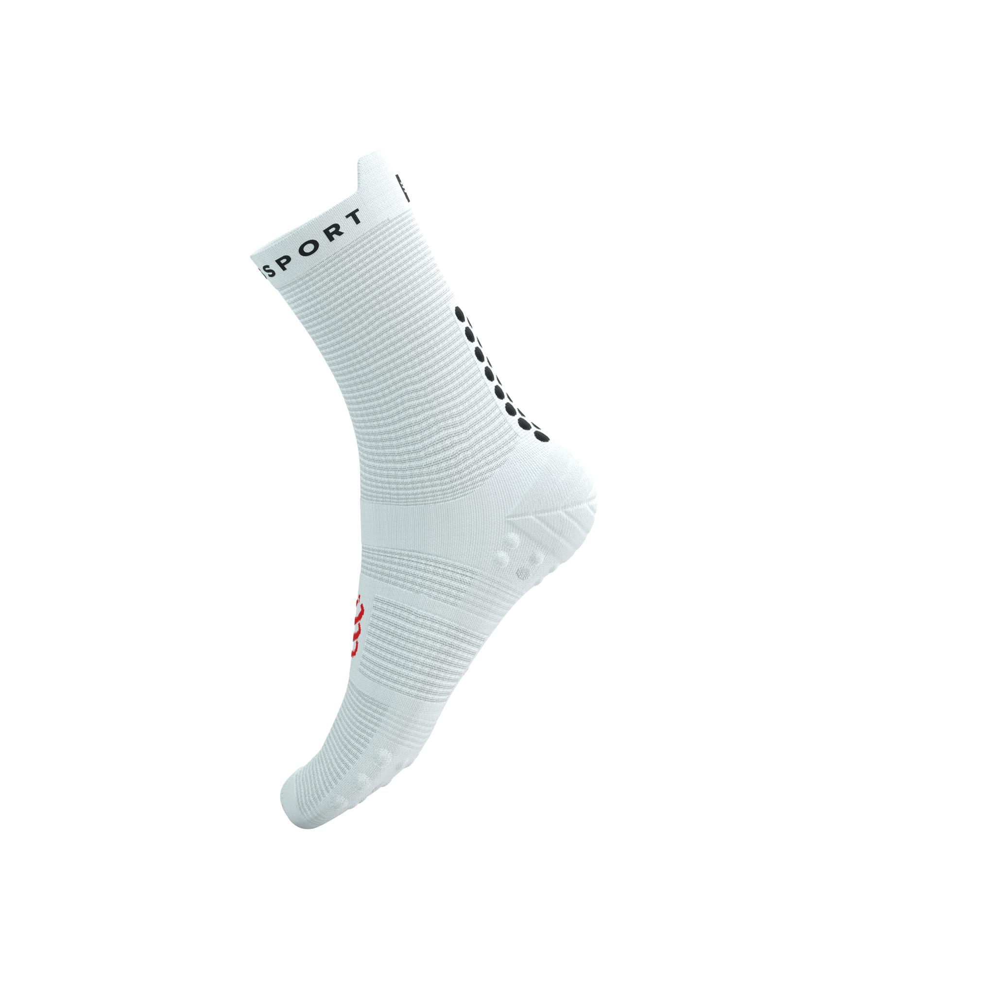 Compressport Pro Racing Socks v4.0 Run High White/Black
