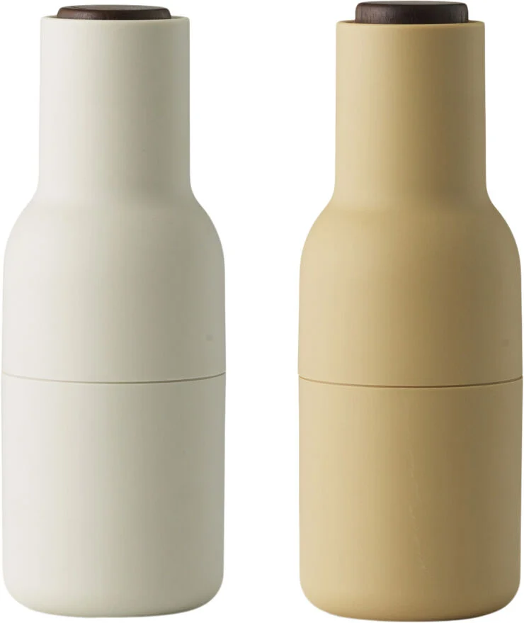 Audo Copenhagen Bottle Grinder, Barley, Walnut, 2-p