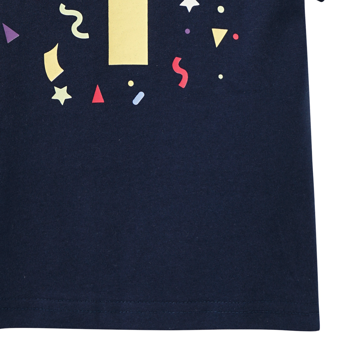Topomini Baby T-Shirt mit Geburtstagszahl 1 dunkelblau