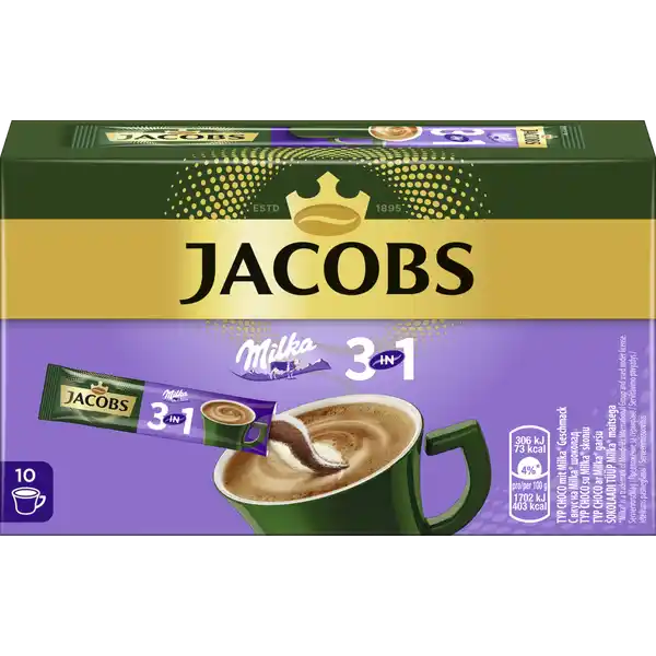3in1 Instantkaffee Sticks Milka