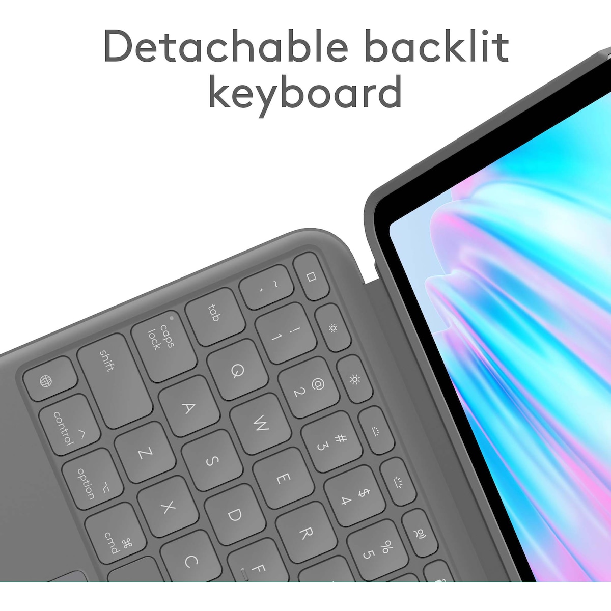 Logitech Combo Touch tastaturdeksel for iPad Air 11 (M2) (grå)