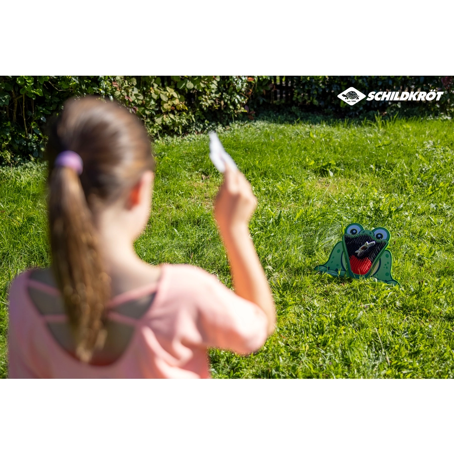 SCHILDKRÖT® Füttere den Frosch Wurfspiel