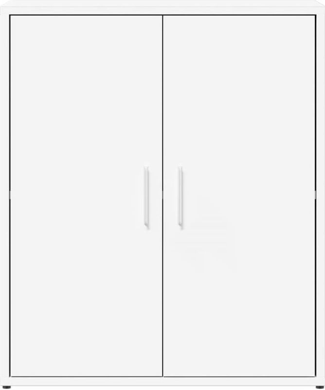 vidaXL - Dressoir - Wit - Bewerkte Hout - 60x31x70 cm