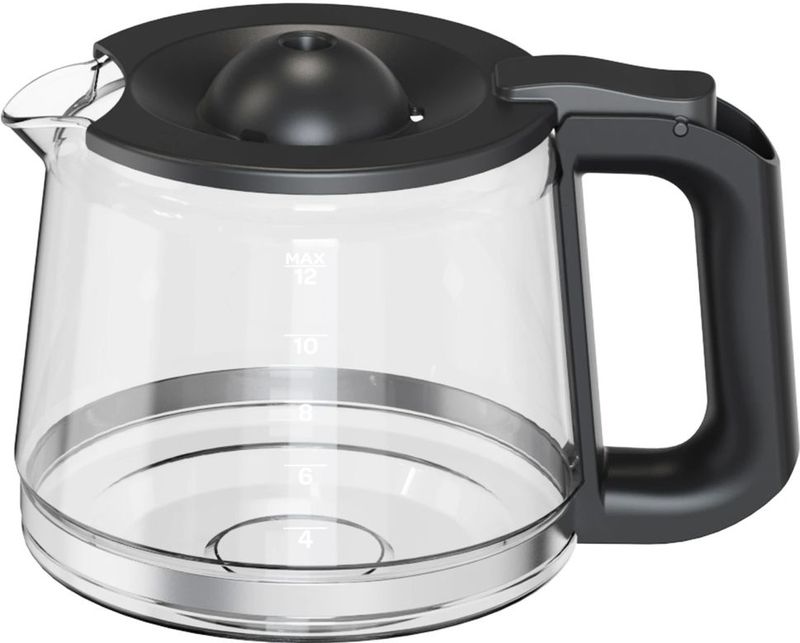 Inventum - KZ812D - Koffiezetapparaat - RVS/Zwart - 1,5 Liter - 12 Kopjes