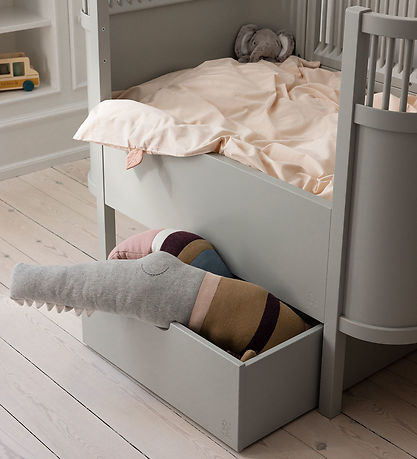 Sebra Kissen - Stickat - 190 cm - Sleepy Croc - Puderrose Mix