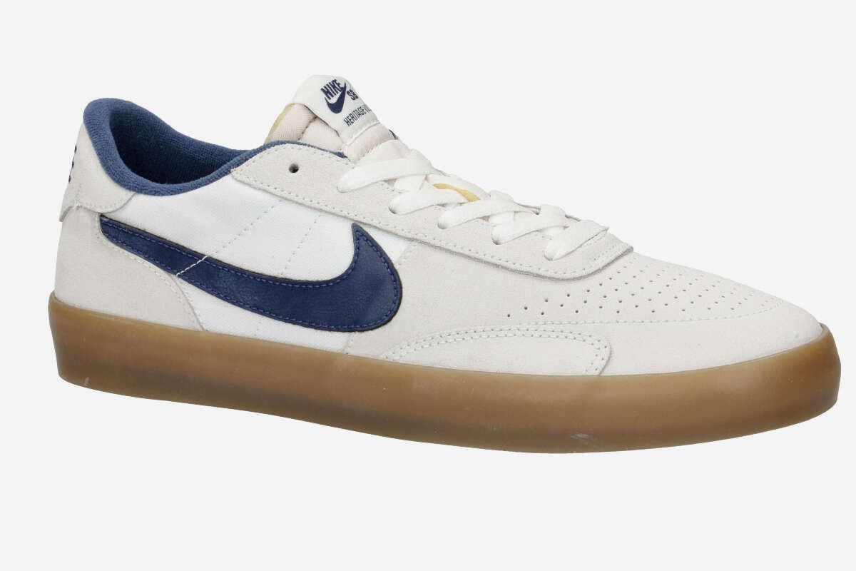 Nike SB Heritage Vulc Schuh (summit white navy white)