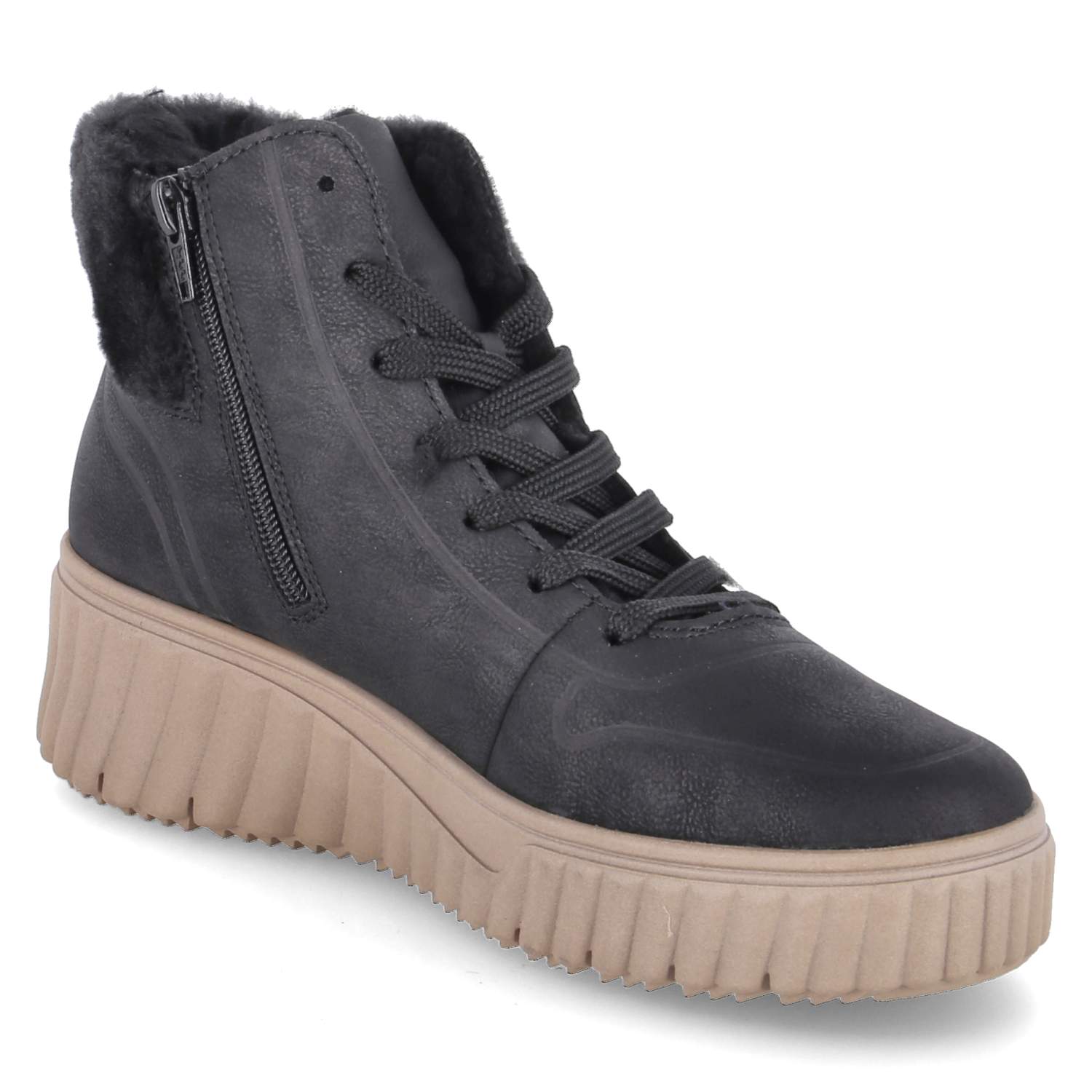 Rieker Winterstiefeletten  - schwarz