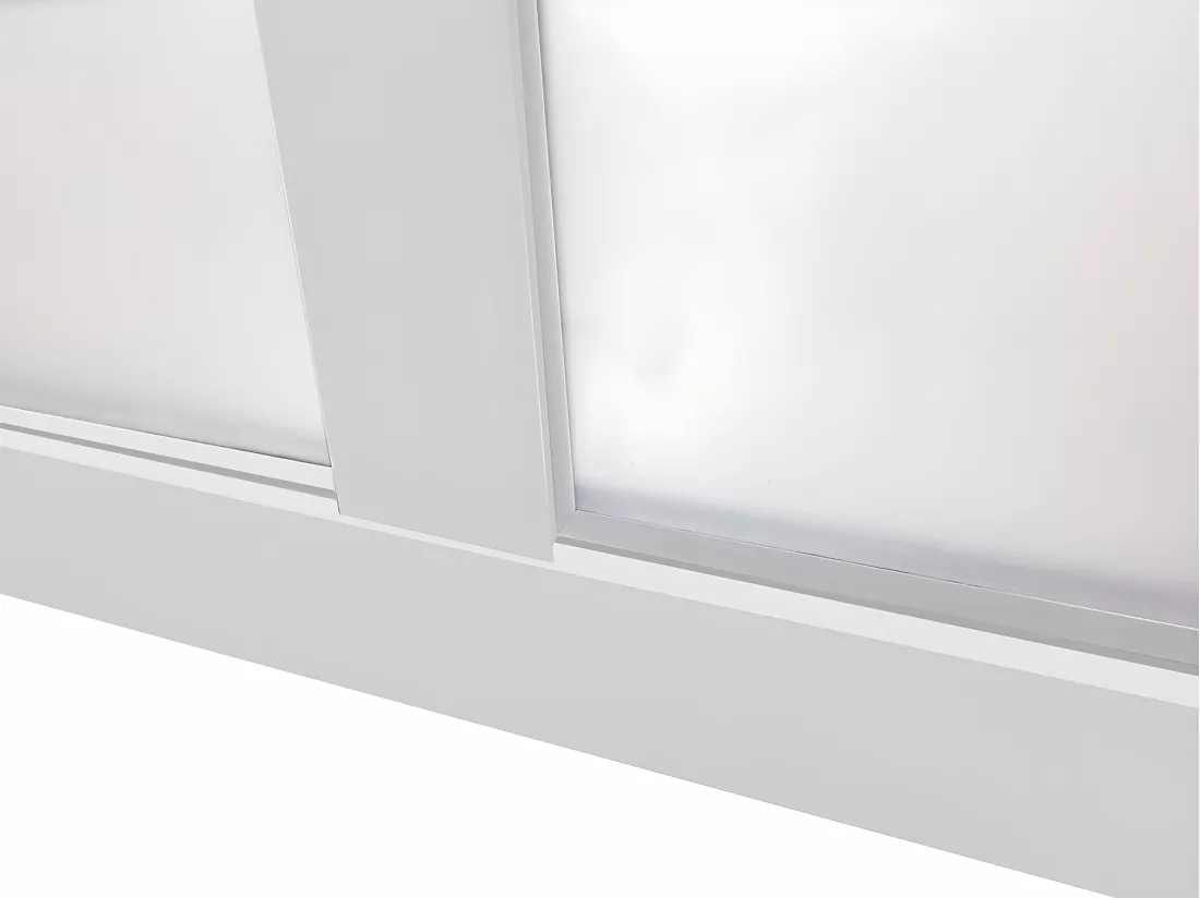 Verrière atelier en aluminium thermolaqué - 180x130 cm - Blanc - BAYVIEW