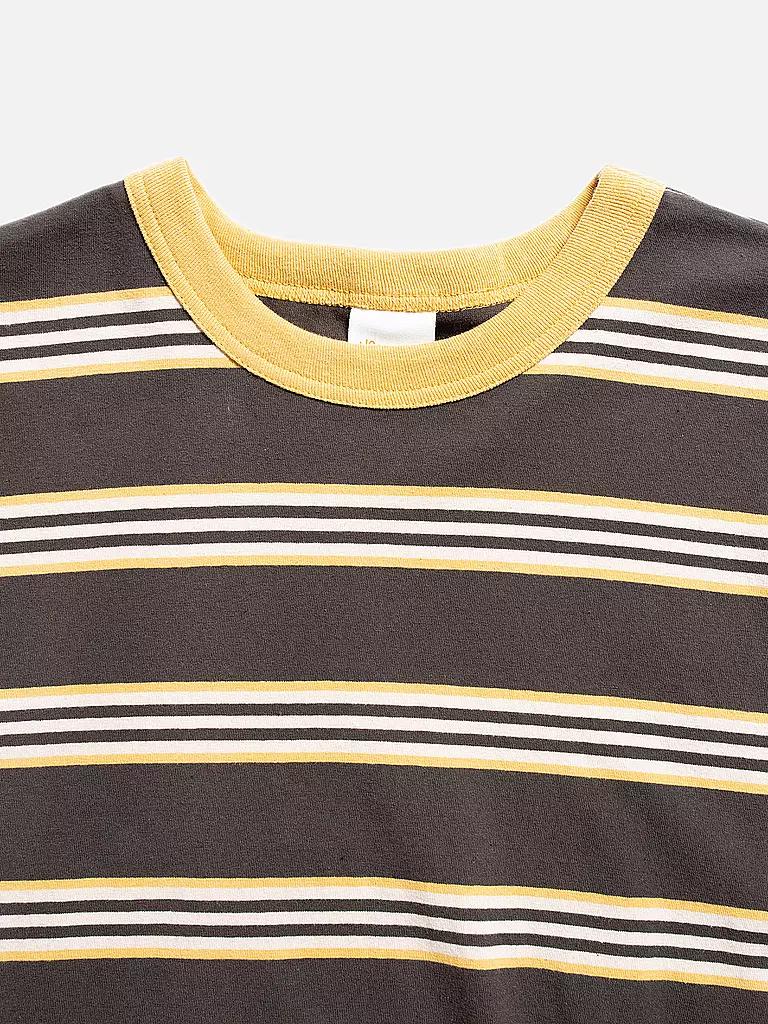 NUDIE JEANS T-Shirt LEIFE  grau
