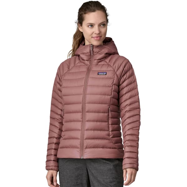 Doudoune randonnée PATAGONIA W'S DOWN SWEATER HOODY DULSE MAUVE