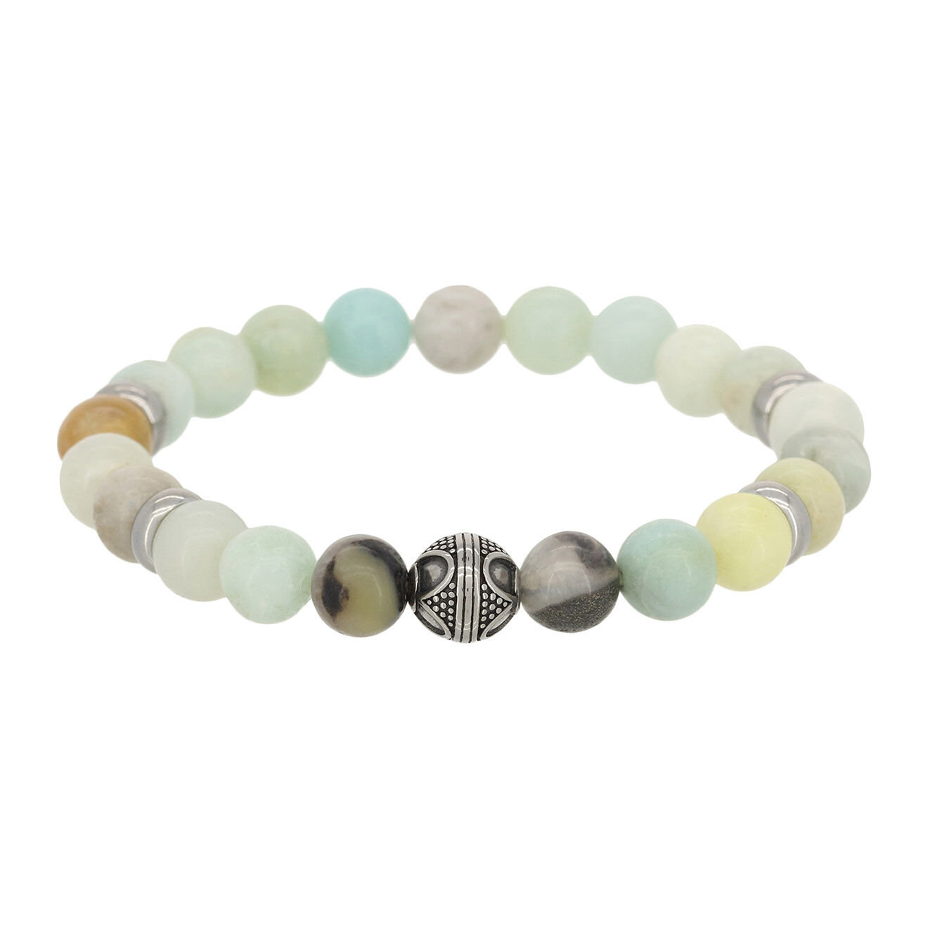 Rockstone Bracelet Tribal Mixte Amazonites multicolore
