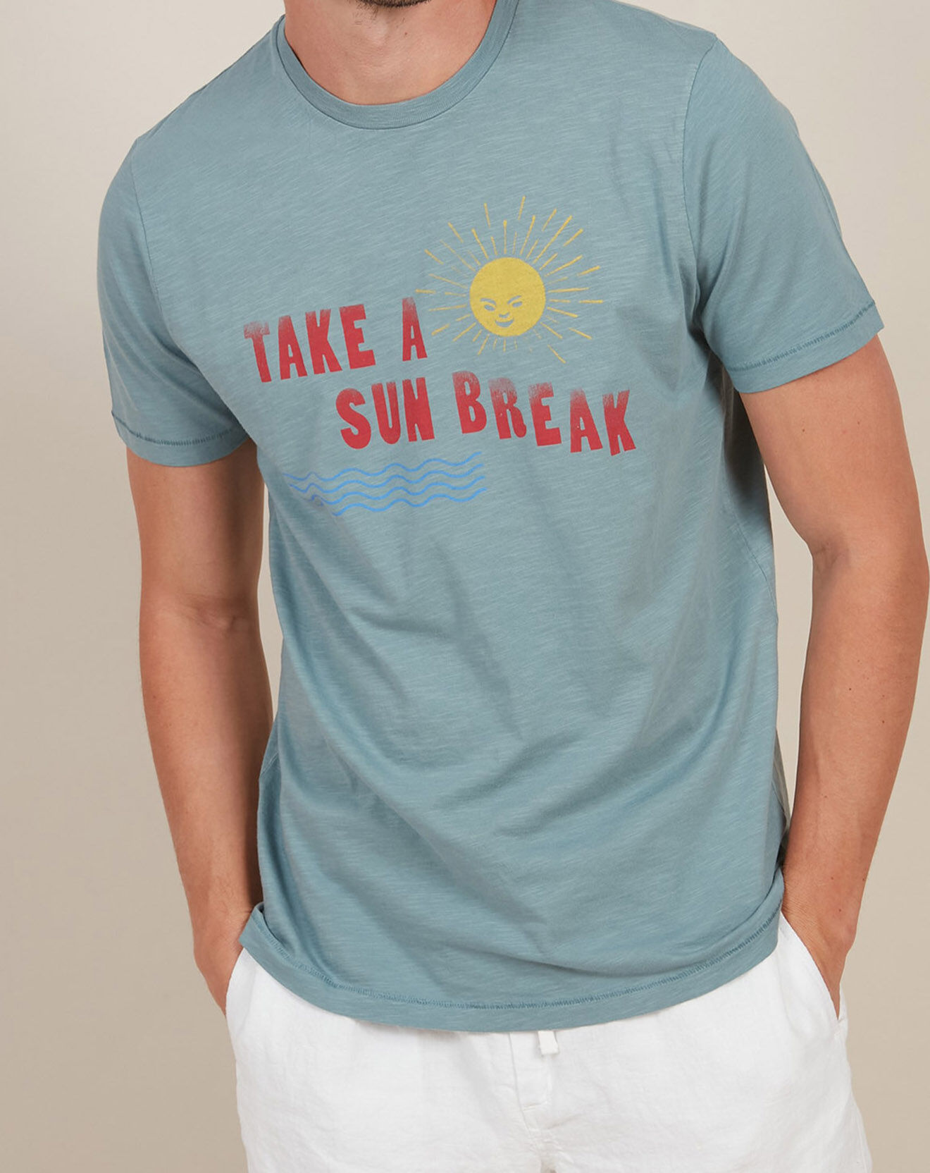 Hartford T-Shirt Tee Sun Break oyster