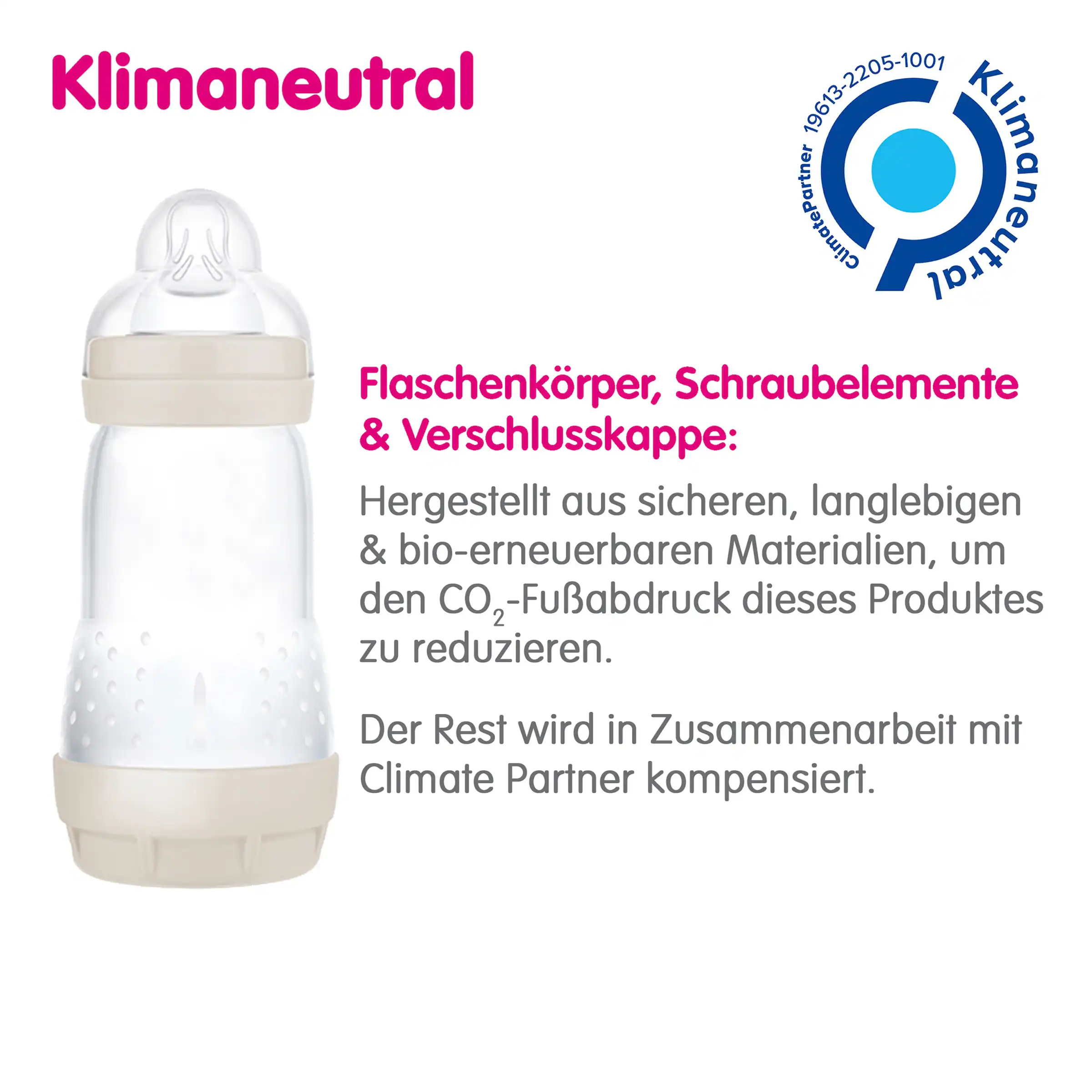 MAM Babyflasche Easy Start matt, Anti-Kolik, 260 ml, ab 0M lilac