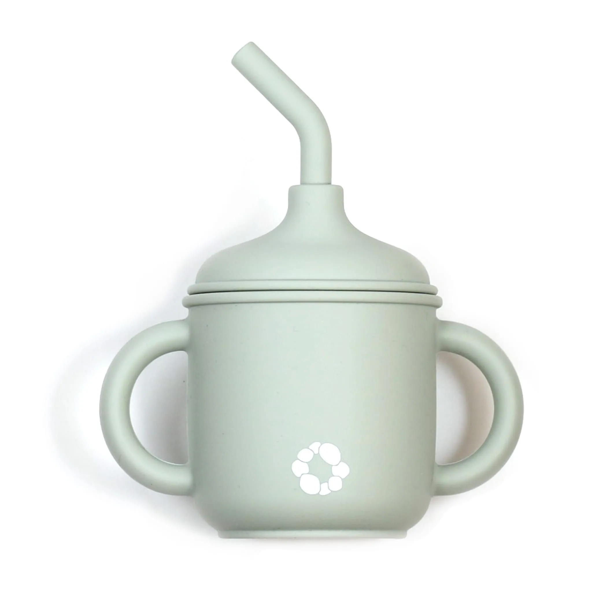 Bulle Gobelet Paille en Silicone - Sauge