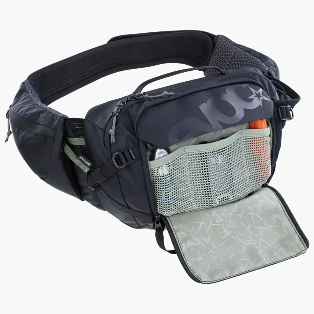 Evoc Hip Pack Pro 3L + 1.5L Bladder Drinkheuptas Zwart