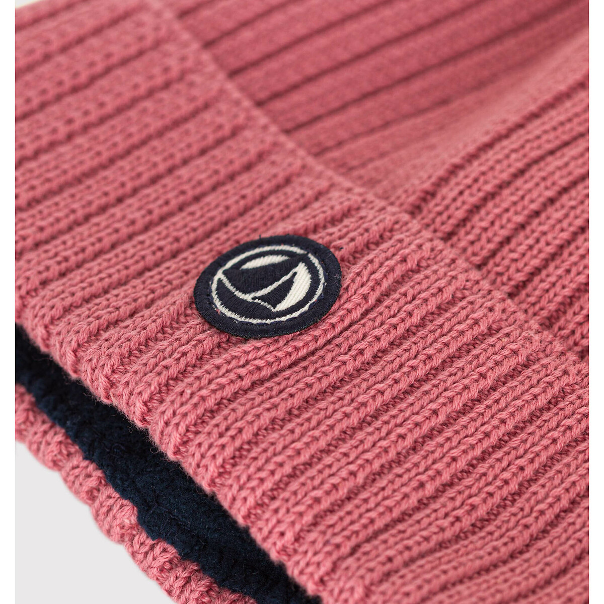 PETIT BATEAU<br>Chapéu tricot, forro polar