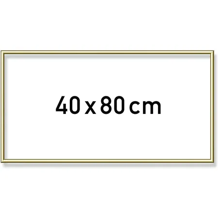 Malen nach Zahlen Alurahmen Gold 40 x 80 cm
