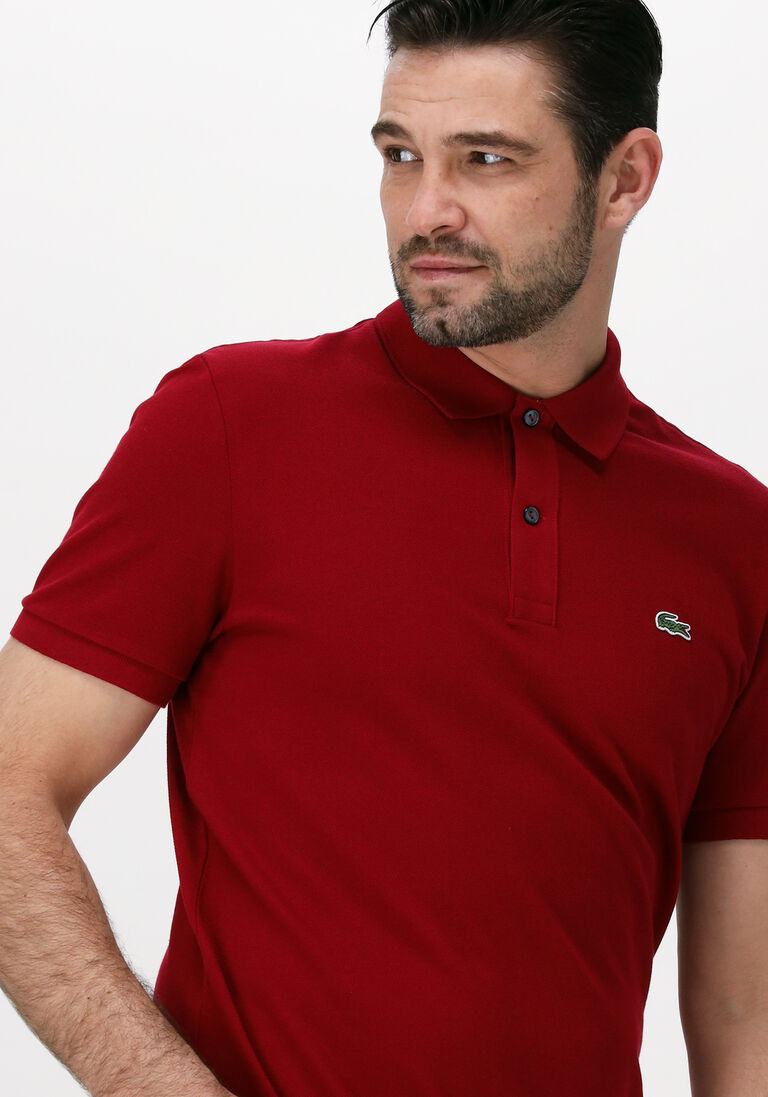 LACOSTE bordeaux lacoste polo 1hp3 men's s/s polo 1121