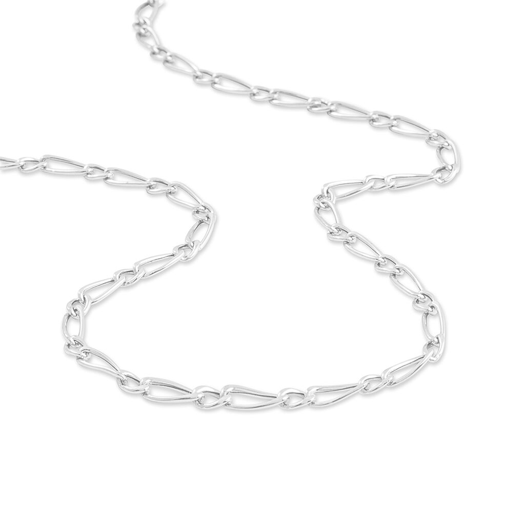 Chaîne Ita Maille Alternée 1/1 Or Blanc