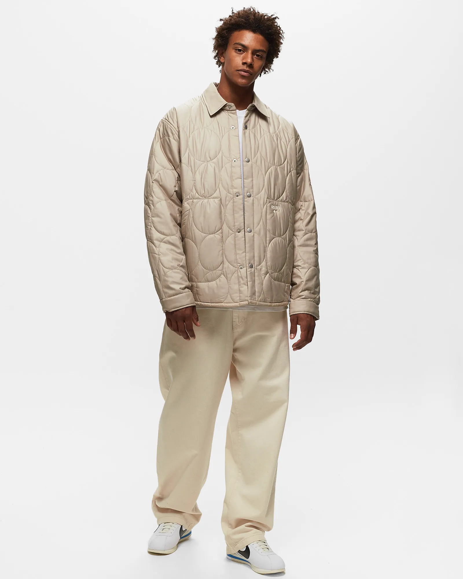 BSTN Brand QUILTED OVERSHIRT
