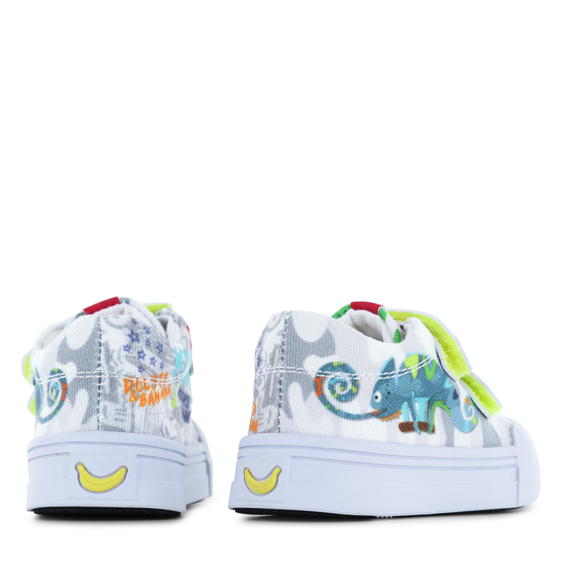 Go Bananas sneaker klittenband - Kameleon Canvas | Jongens schoenen