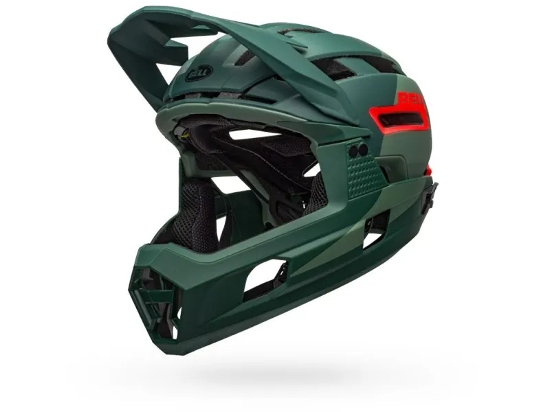 Bell Helmets Super AIR R MIPS, Lukket hjelm, I-form konstruktion, Hjelmvisir, Mat