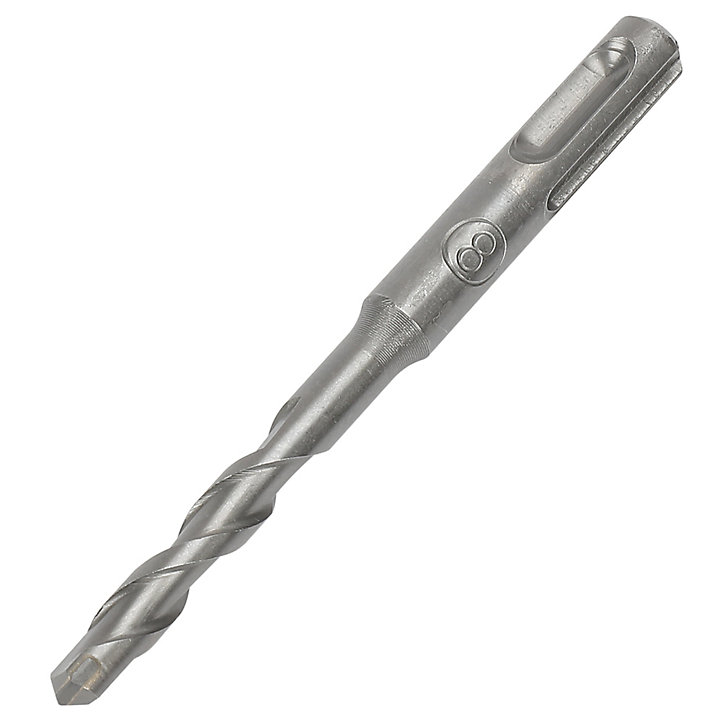 Foret béton Ø.8 x L.110 mm Universal en acier emmanchement SDS Plus