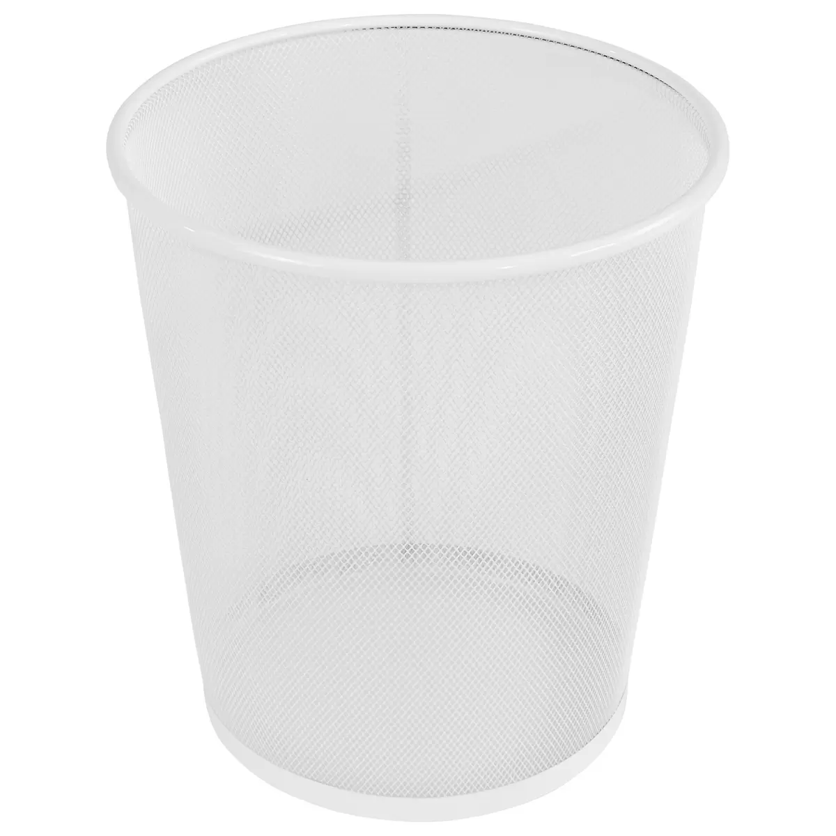 Papierkorb weiss weiss