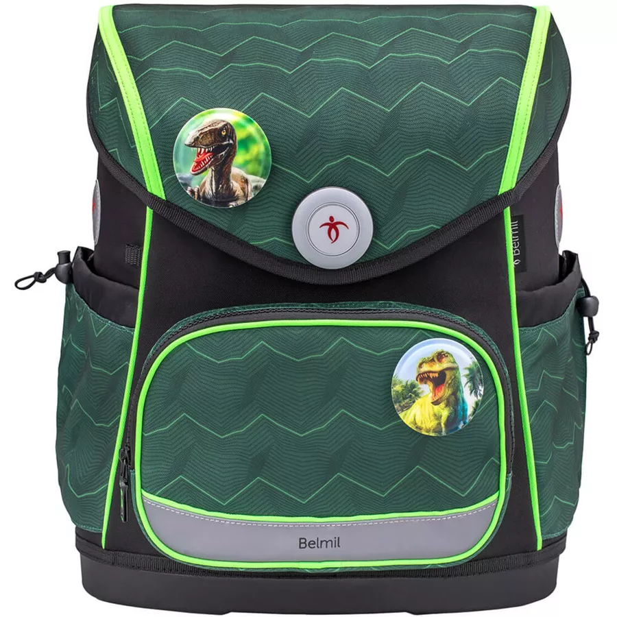 Belmil Schulranzen Premium Compact Plus Set 5-teilig Twist of Lime