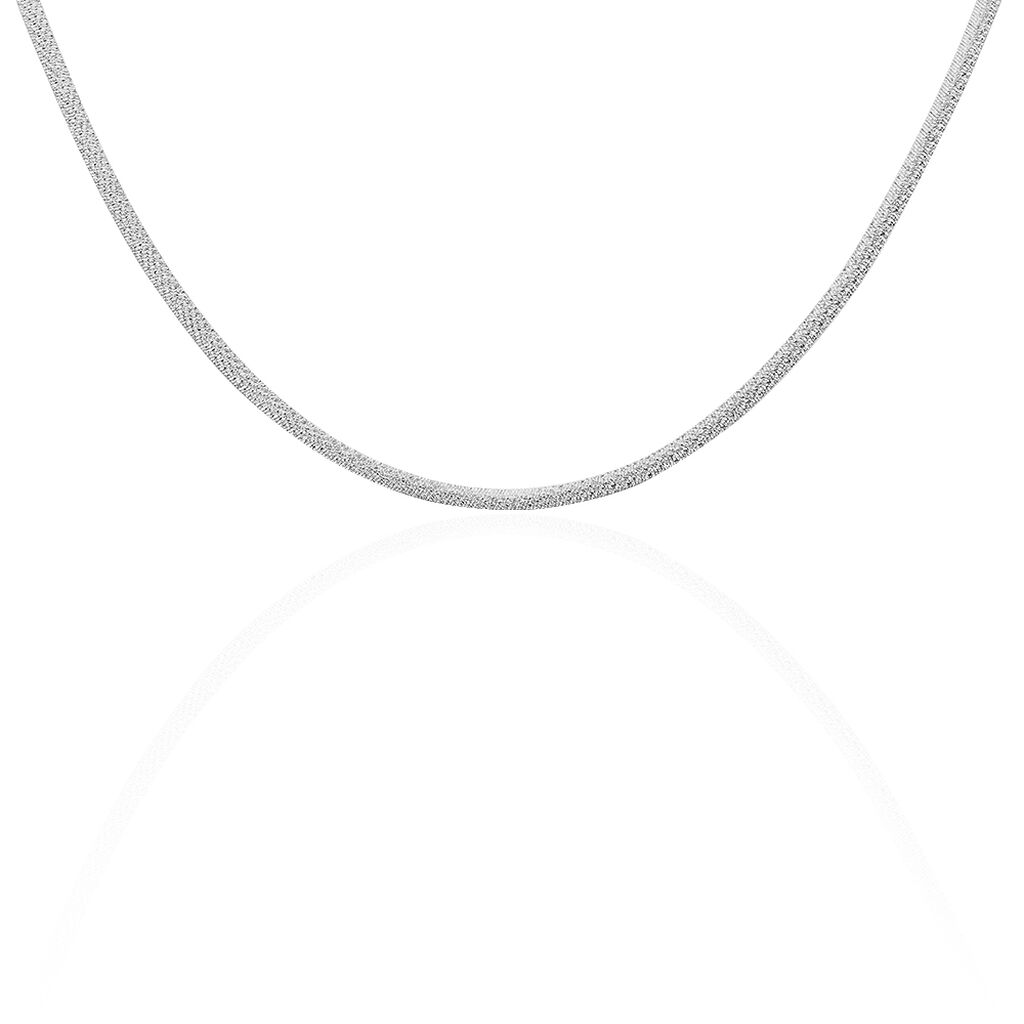 Collier Zoubeida Argent Blanc