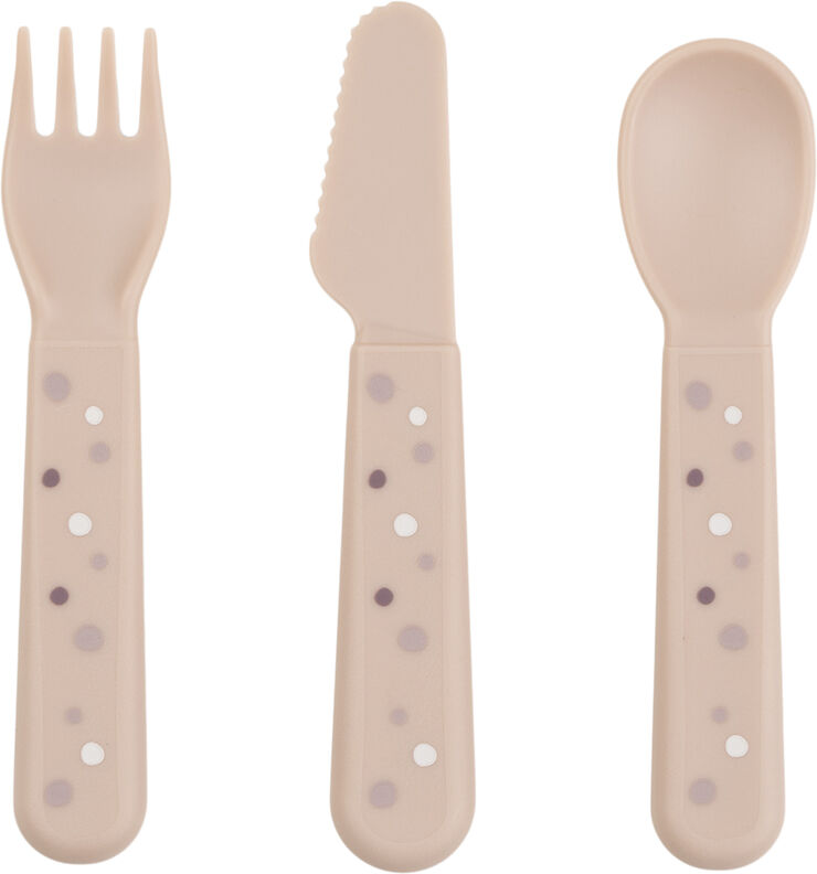 Done by Deer Foodie bestiksæt Happy dots Pudder Pudder