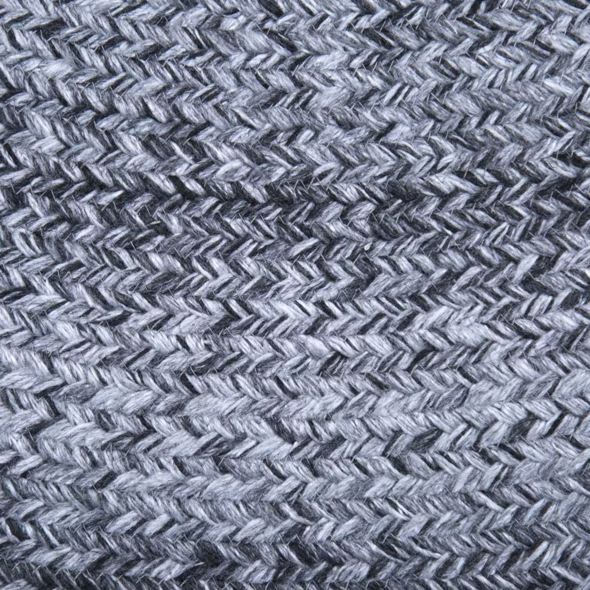 Tapis d'extérieur rond (D160 cm) Pablo Poivre et sel