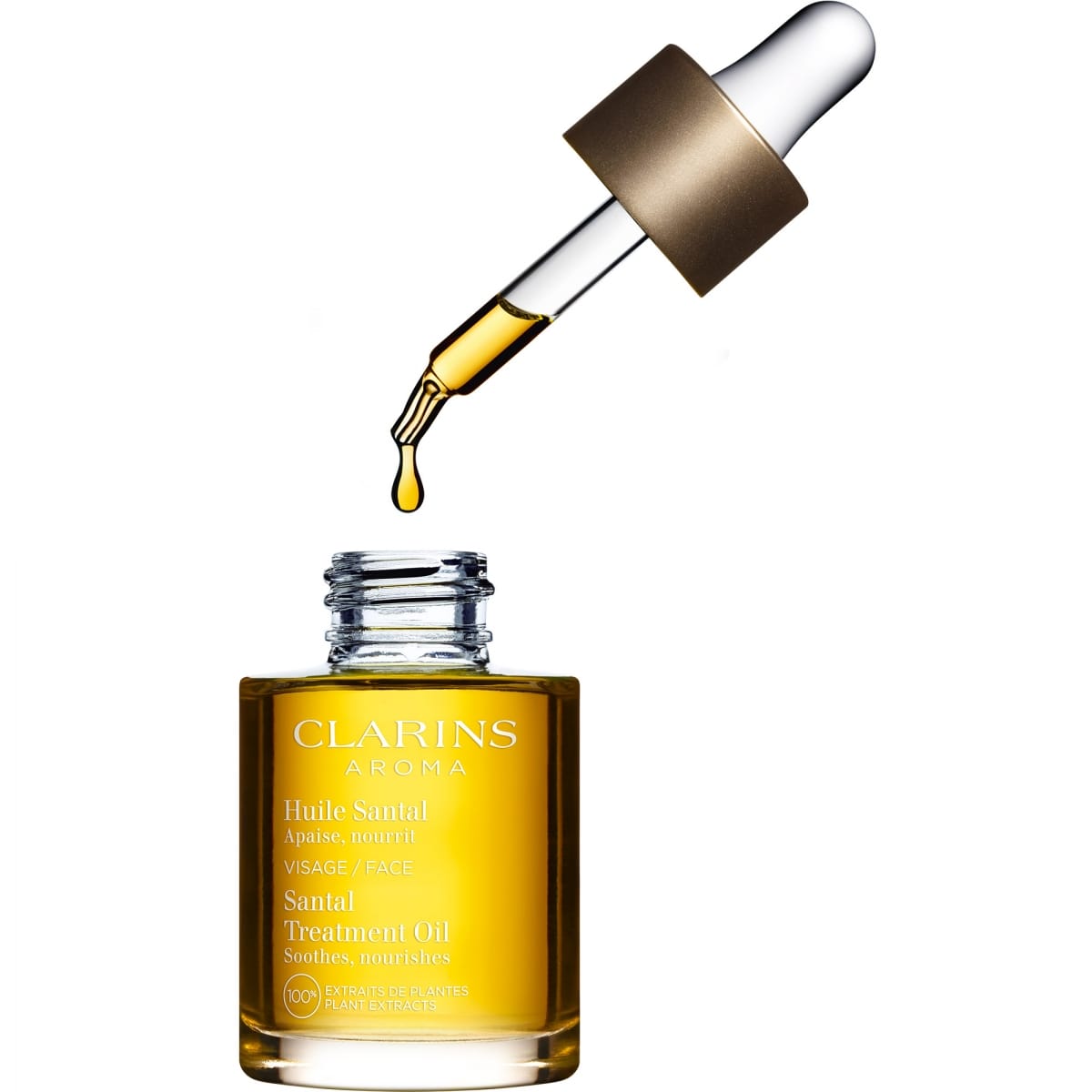CLARINS Huile Santal Apaise, nourrit