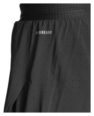 Short Splité adidas Performance adizero Noir
