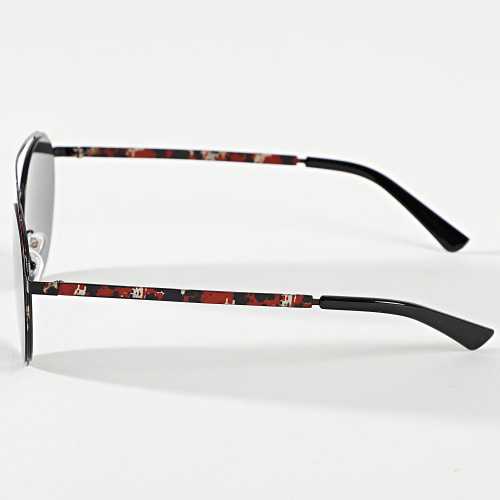 Lunettes De Soleil Noir Rouge