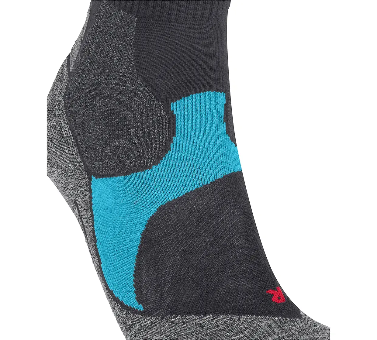 Falke BC3 Comfort Short Fietssokken Grijs/Blauw Heren