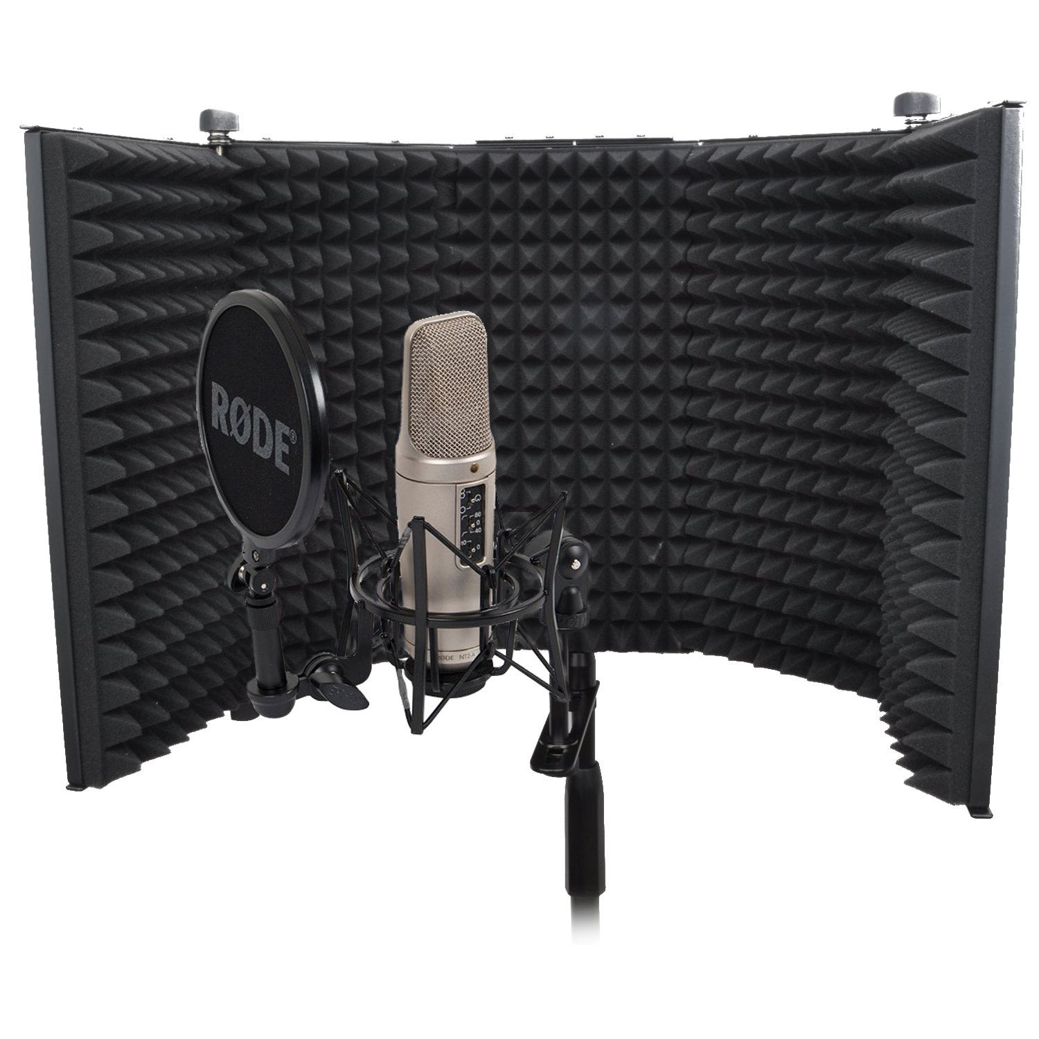 RØDE NT2 A grootmembraan condensatormicrofoon met reflectiescherm