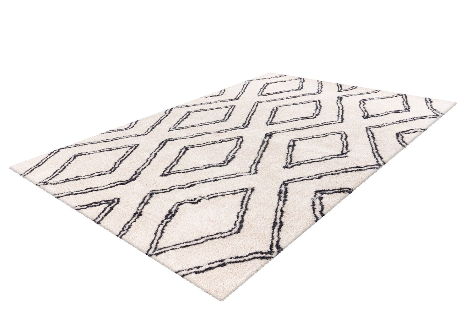 Hoogpolig tapijt Oasisic Ivory 25 mm Modern 120 x 170 cm