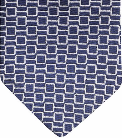 Suitable Stropdas Zijde Print Donkerblauw FC22-12 Navy kopen